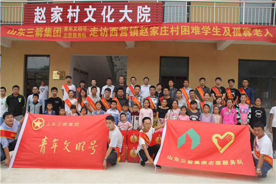 pp电子模拟器集团青年文明号开展结对帮扶困难学生及孤寡老人活动