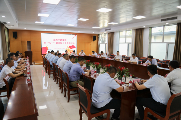 pp电子模拟器集团召开庆祝“八一”建军节退役军人骨干座谈会