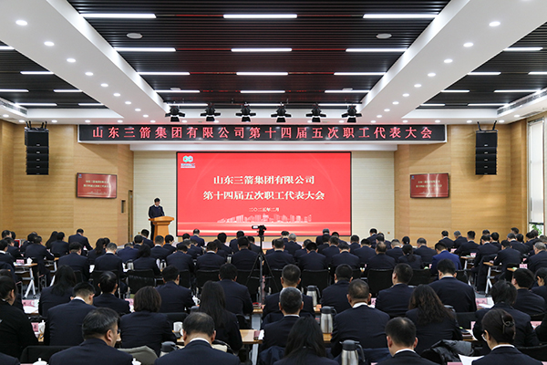 以改革促创新 以实干谋发展 山东pp电子模拟器集团召开第十四届五次职工代表大会