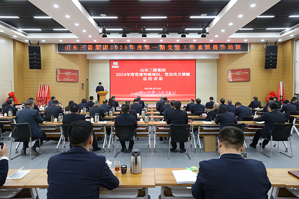 山东pp电子模拟器集团召开2024年度党建工作 总结表彰大会暨授旗授牌仪式
